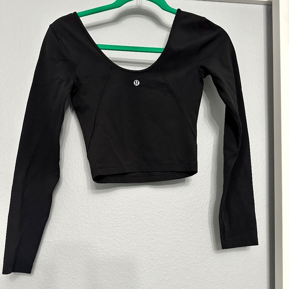 lululemon athletica Tops - Lululemon Align Long Sleeve BLK Black